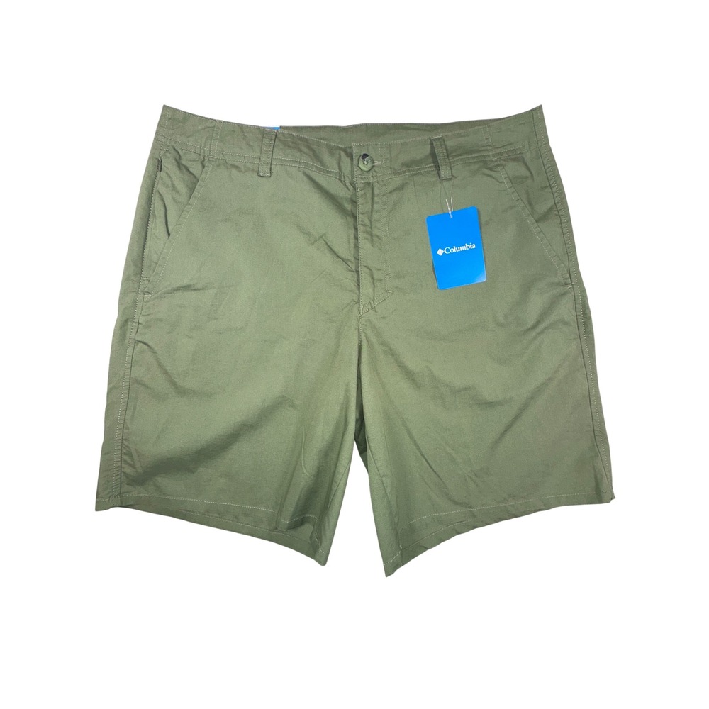 Columbia Mens Pine Canyon Weekend Short Green 34W 8L XM9409-352 NWT